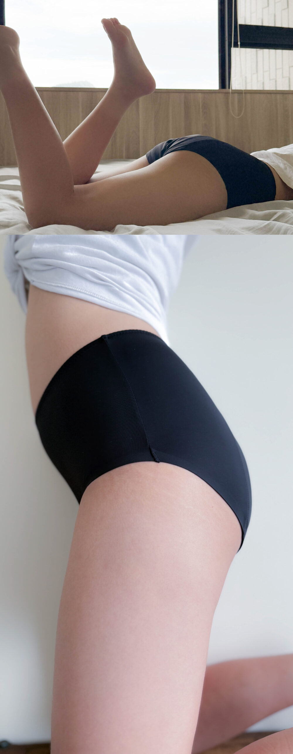 吸血月經褲 / 夜用三角款(曜石黑)